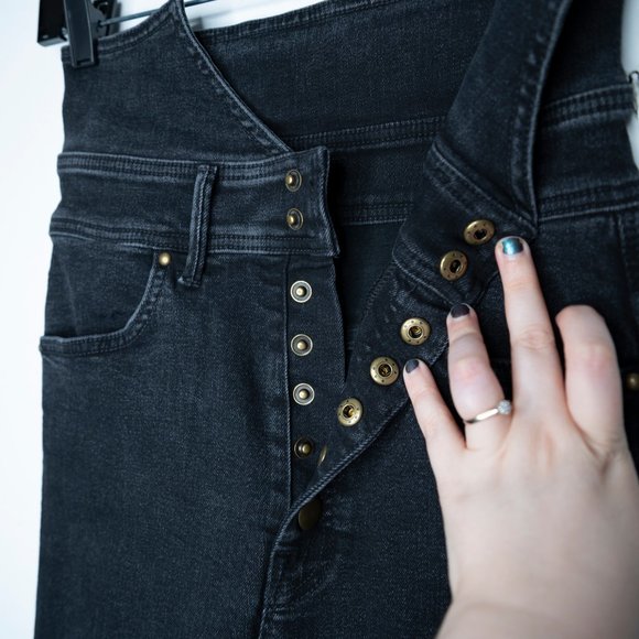 Mother The Swooner Exposed Snap Ankle Skinny I34 - Picture 8 of 13